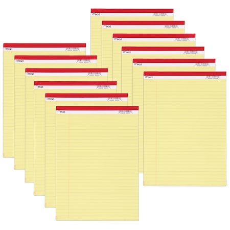 Standard Legal Pad, 8.5 X 11.75, 50 Sheets Per Pack, PK12